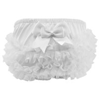 FP20-W: White Frilly Pant (0-18 Months)